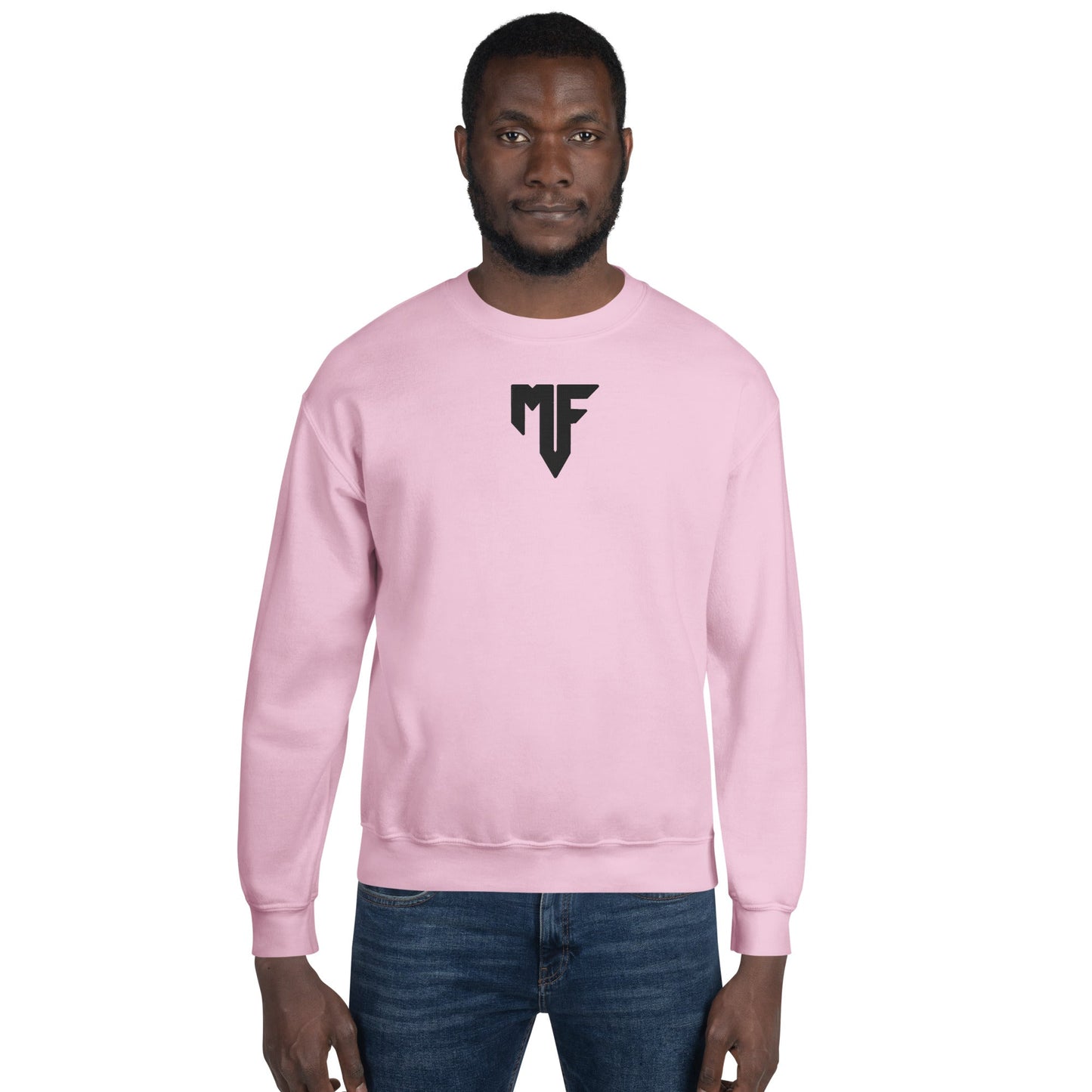 Unisex MF Central Embroidered Sweatshirt - Light Colours - MF Clothing